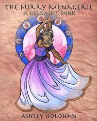 Ashley Holohan - The Furry Menagerie: A Coloring Book, Häftad