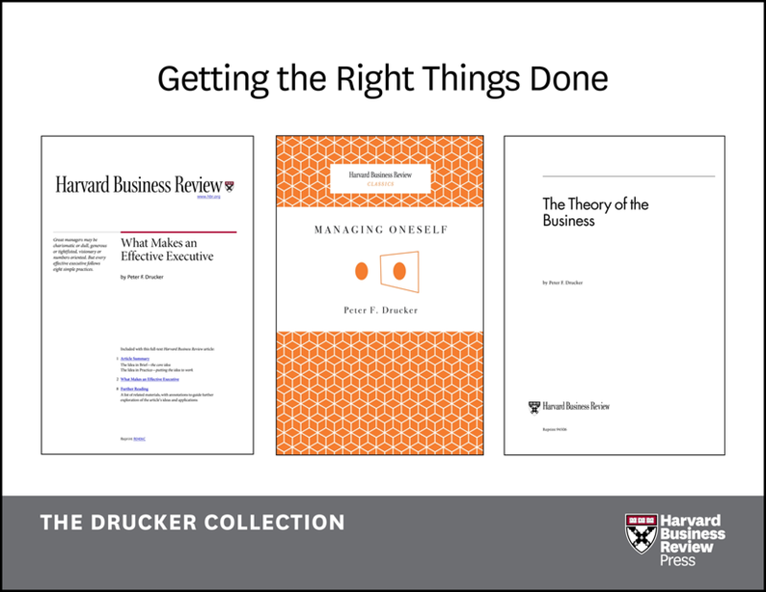Julia Kirby, Rick Wartzman, Alan M. Kantrow, Peter F. Drucker - Get the Right Things Done: The Drucker Collection (6 Items), E-bok