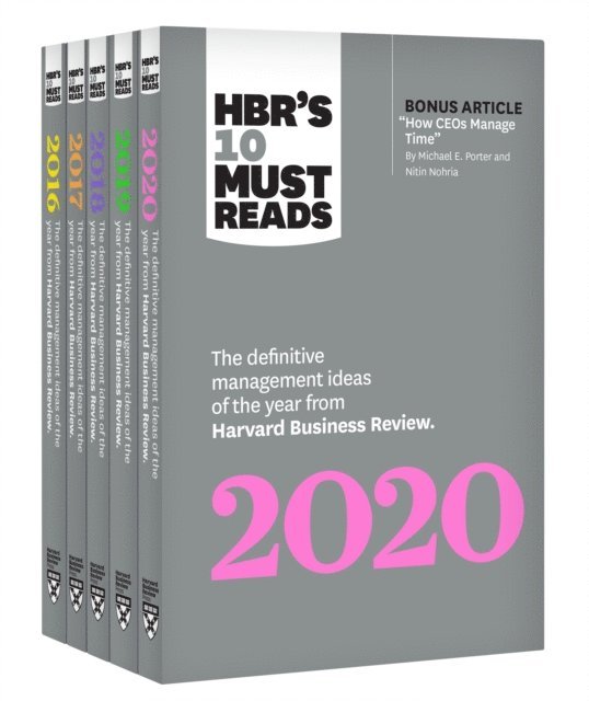 Marcus Buckingham, Adam Grant, Joan C. Williams, Michael E. Porter, Harvard Business Review - 5 Years of Must Reads from HBR: 2020 Edition (5 Books), E-bok