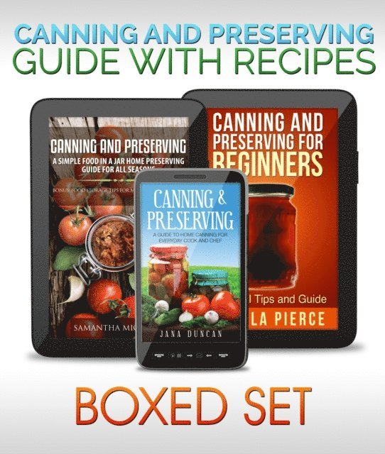 Canning and Preserving Guide including Recipes (Boxed Set)