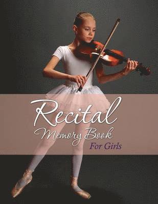 Recital Memory Book for Girls