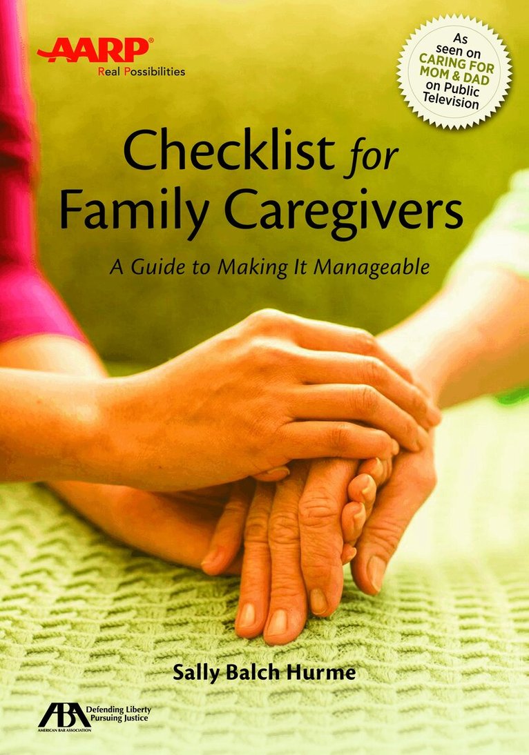 Sally Balch Hurme - ABA/AARP Checklist for Family Caregivers, Häftad. Tillgänglighet: Tillfälligt slut