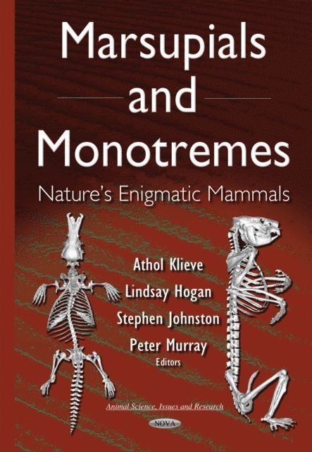 Peter Murray, Stephen, Lindsay Johnston, Athol Hogan Klieve - Marsupials and Monotremes, E-bok