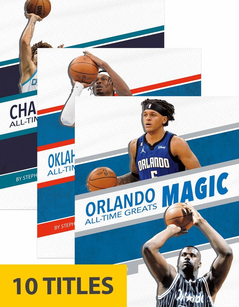NBA All-Time Greats Set 3 (Set of 10), Inbunden