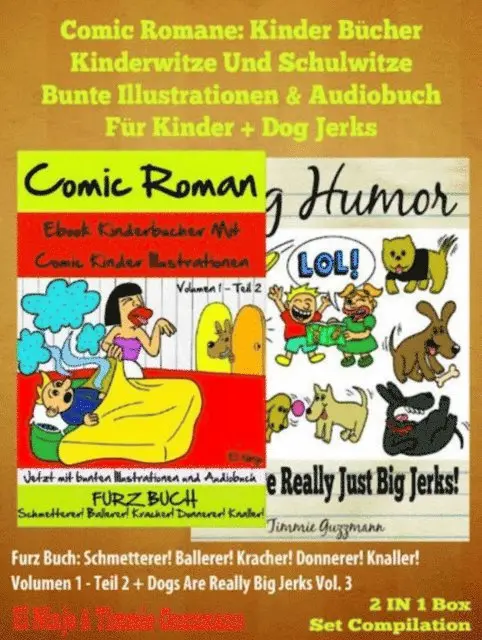 El Ninjo - Comic Romane: Kinder Bücher Kinderwitze Und Schulwitze (Bunte Illustrationen & Audiobuch für Kinder) + Dog Jerks, E-bok. Tillgänglighet: Lägg i varukorg