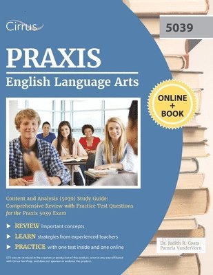 Cirrus - Praxis English Language Arts Content and Analysis (5039) Study Guide, Häftad
