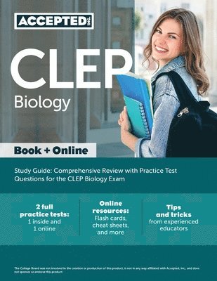 Inc Accepted - CLEP Biology Study Guide, Häftad