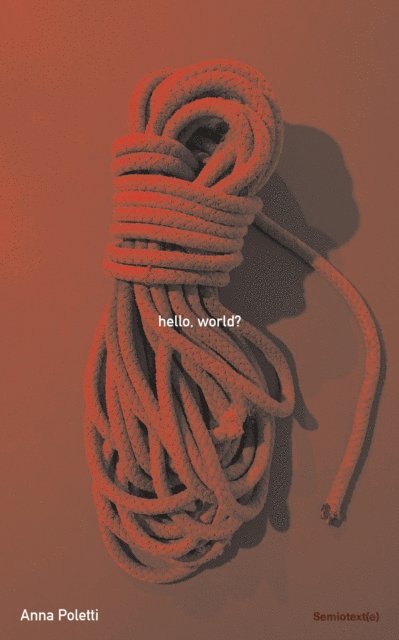 Anna Poletti - hello, world?, E-bok