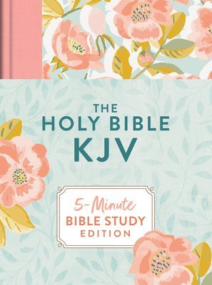 Barbour Bibles - The Holy Bible Kjv: 5-Minute Bible Study Edition (Summertime Florals), Inbunden