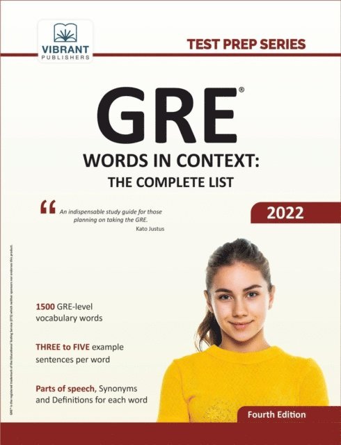 Vibrant Publishers - GRE Words In Context: The Complete List (Fourth Edition), E-bok