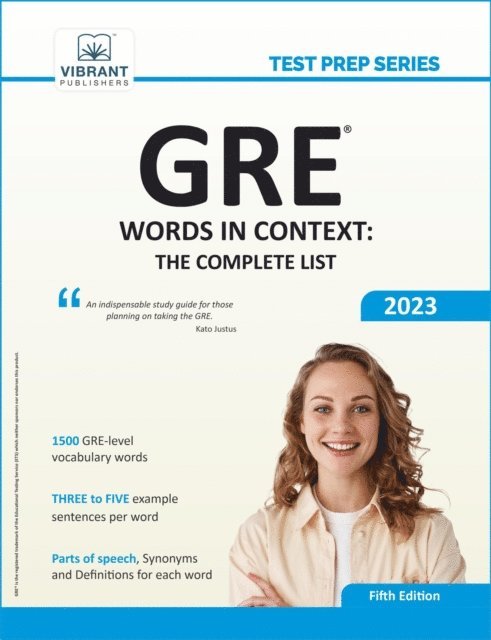 Vibrant Publishers - GRE Words In Context, E-bok