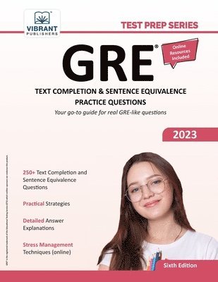 Vibrant Publishers - GRE Text Completion and Sentence Equivalence Practice Questions, Häftad