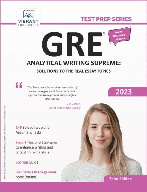 Vibrant Publishers - GRE Analytical Writing Supreme, E-bok