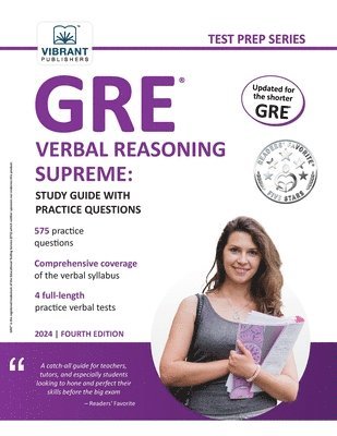 Vibrant Publishers - GRE Verbal Reasoning Supreme, Häftad