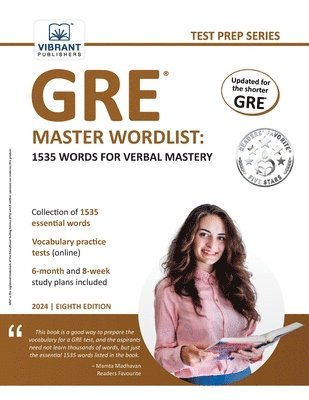 Vibrant Publishers - GRE Master Wordlist, Häftad