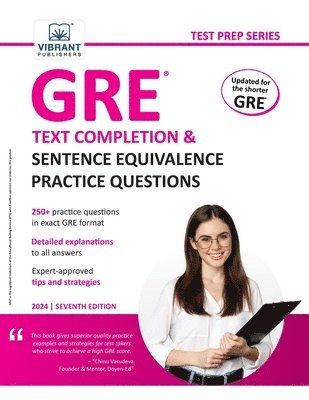 Vibrant Publishers - GRE Text Completion and Sentence Equivalence Practice Questions, Häftad