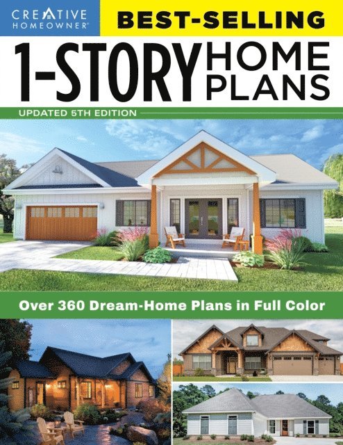 Editors of Creative Homeowner - Best-Selling 1-Story Home Plans, 5th Edition, E-bok