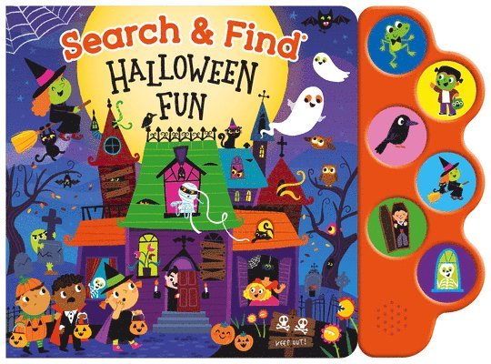 Kidsbooks Publishing - Search & Find: Halloween Fun (6-Button Sound Book), Kartonnage. Tillgänglighet: Lägg i varukorg