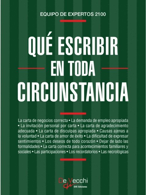 Equipo de Expertos 2100 - Qué escribir en toda circunstancia, E-bok. Tillgänglighet: Lägg i varukorg