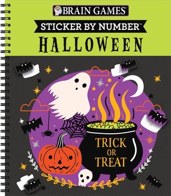 Publications International Ltd, Brain Games - Brain Games - Sticker by Number: Halloween (Trick or Treat Cover): Volume 2, Häftad
