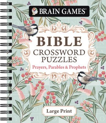 Brain Games - Bible Crossword Puzzles: Prayers, Parables & Prophets - Large Print