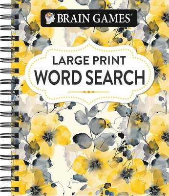 Brain Games - Large Print Word Search (Floral)