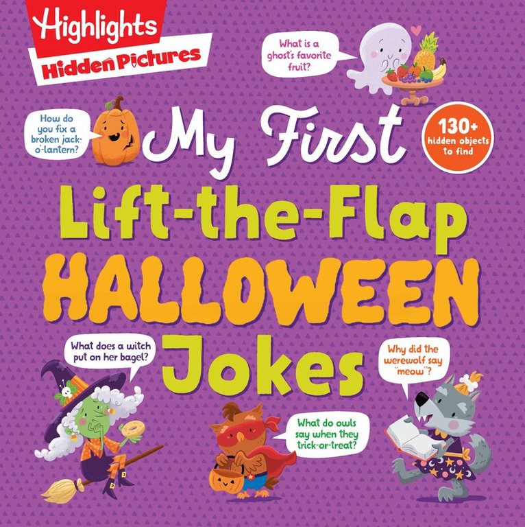 Hidden Pictures My First Lift-the-Flap Halloween Jokes, Häftad