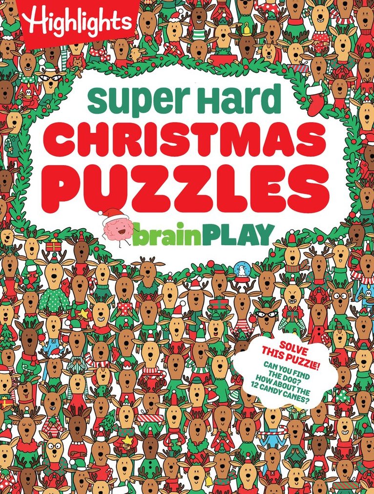 brainPLAY Super Hard Christmas Puzzles, Häftad