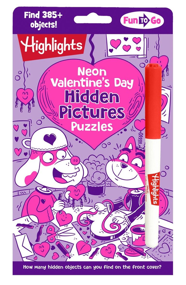 Neon Valentine's Day Hidden Pictures Puzzles, Häftad. Tillgänglighet: Lägg i varukorg