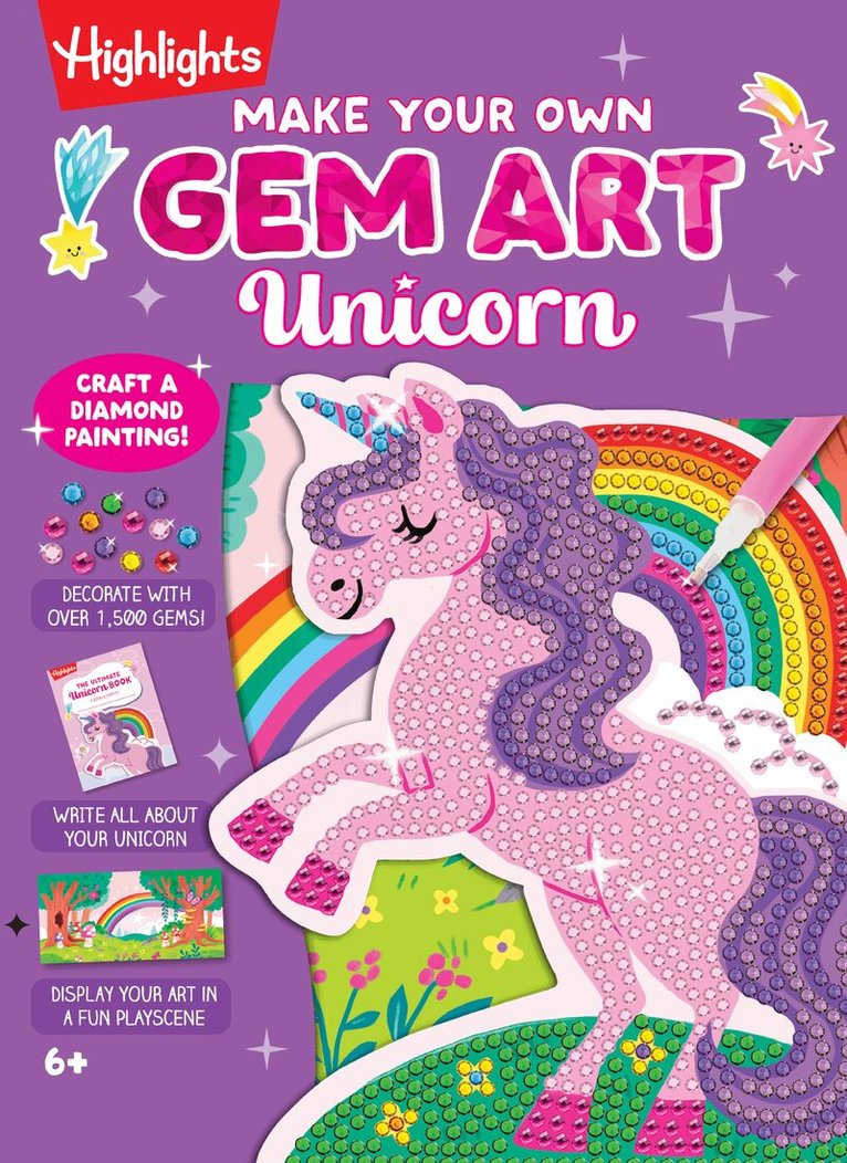 Make Your Own Gem Art Unicorn, Inbunden. Tillgänglighet: Lägg i varukorg