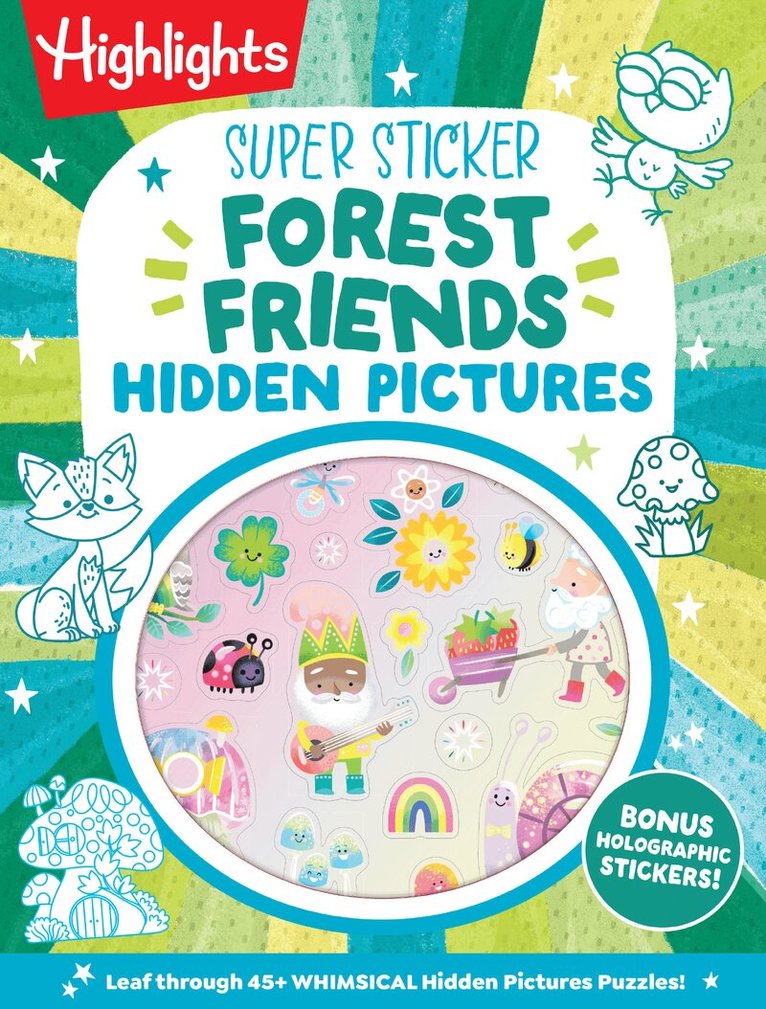 Super Sticker Forest Friends Hidden Pictures, Häftad. Tillgänglighet: Lägg i varukorg