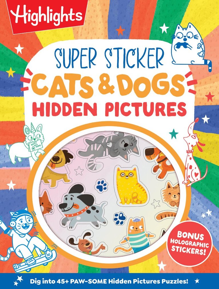 Super Sticker Cats & Dogs Hidden Pictures, Häftad. Tillgänglighet: Lägg i varukorg