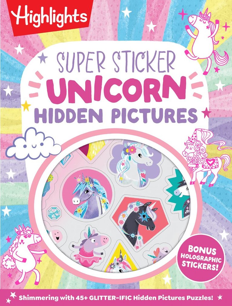 Super Sticker Unicorn Hidden Pictures, Häftad. Tillgänglighet: Lägg i varukorg