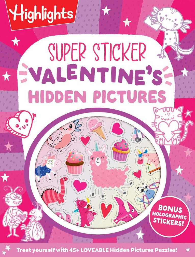 Super Sticker Valentine's Hidden Pictures, Häftad. Tillgänglighet: Kommande