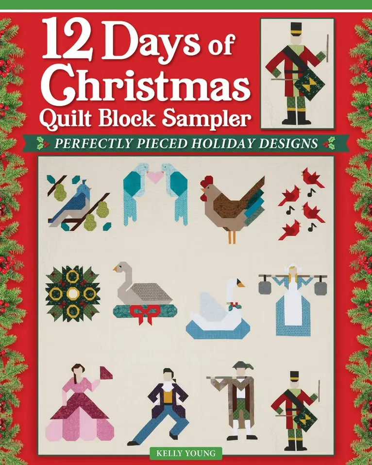 Kelly Young - 12 Days of Christmas Quilt Block Sampler, Häftad. Tillgänglighet: Lägg i varukorg