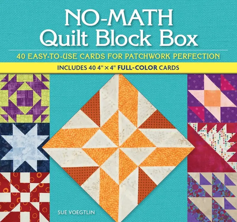 Sue Voegtlin - No-Math Quilt Block Box. Tillgänglighet: Lägg i varukorg