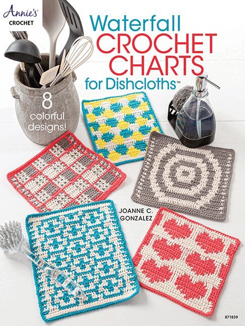 Joanne C. Gonzalez - Waterfall Crochet Charts for Dishcloths, Häftad