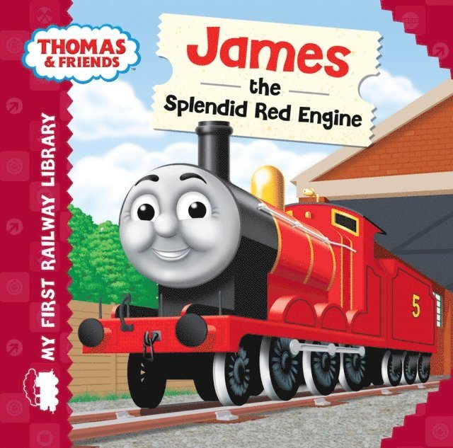 Reverend W Awdry - James the Splendid Red Engine (Thomas & Friends My First Railway Library), E-bok