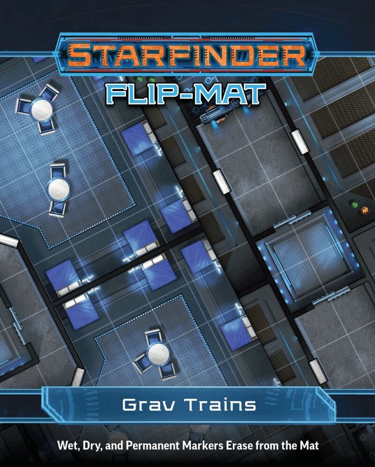 Damien Mammoliti - Starfinder Flip-Mat: Grav Trains, Häftad. Tillgänglighet: Tillfälligt slut