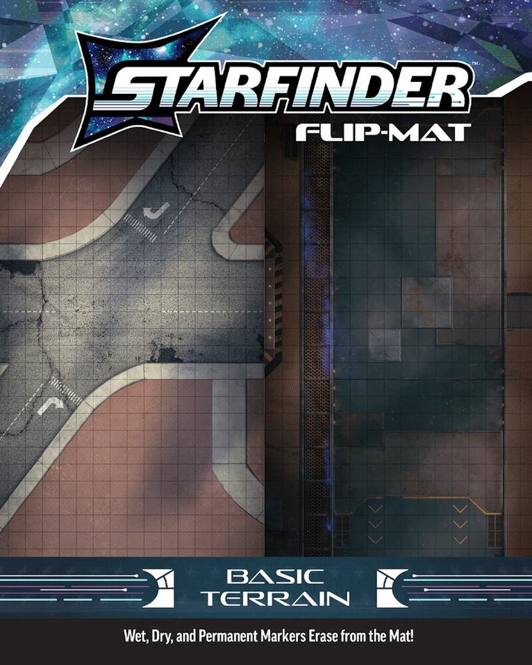 Damien Mammoliti - Starfinder Flip-Mat: Basic Terrain. Tillgänglighet: Kommande