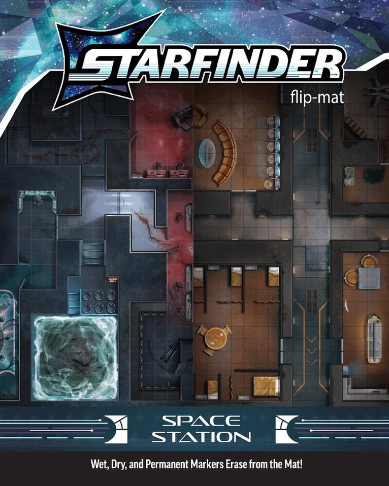 Damien Mammoliti - Starfinder Flip-Mat: Space Station. Tillgänglighet: Tillfälligt slut
