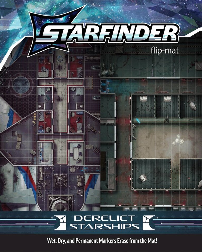 Damien Mammoliti - Starfinder Flip-Mat: Derelict Starships. Tillgänglighet: Lägg i varukorg