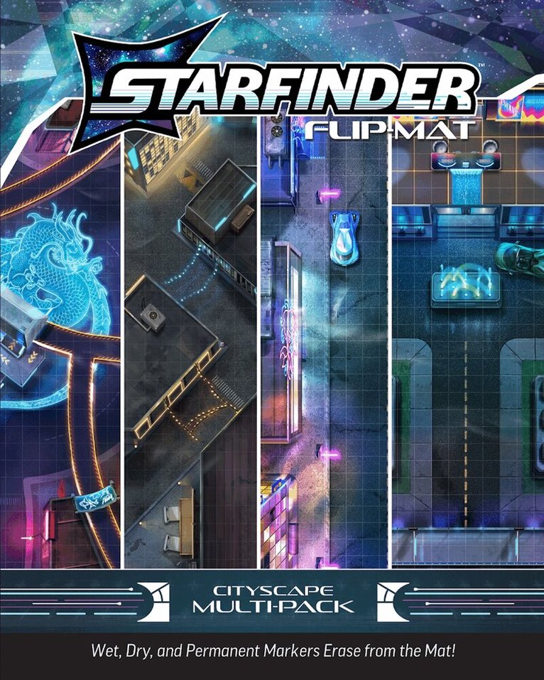 Damien Mammoliti - Starfinder Flip-Mat: Cityscape Multi-Pack. Tillgänglighet: Lägg i varukorg
