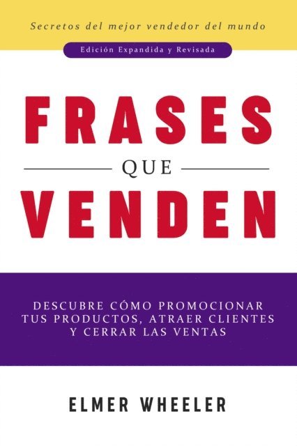 Elmer Wheeler - Frases que Venden, E-bok