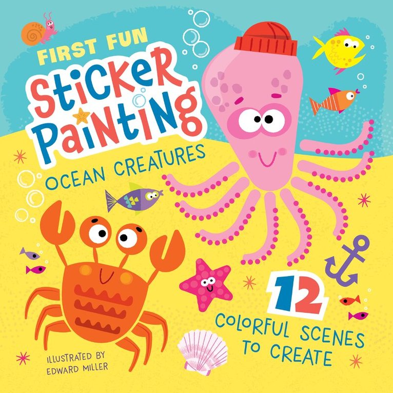 Edward Miller III - First Fun Sticker Painting: Ocean Creatures, Häftad. Tillgänglighet: Lägg i varukorg