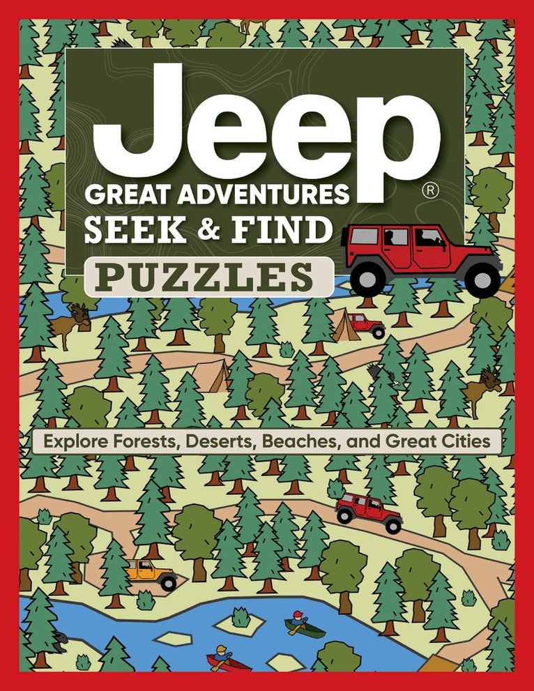 Editors of Happy Fox Books - Jeep® Great Adventures Seek & Find Puzzles, Häftad. Tillgänglighet: Lägg i varukorg