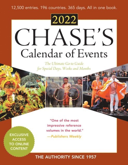 Editors of Chase's - Chase's Calendar of Events 2022, E-bok. Tillgänglighet: Lägg i varukorg