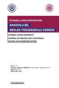 Istanbul Aydin University Journal of Anadolu Bil Vocational School of Higher Education