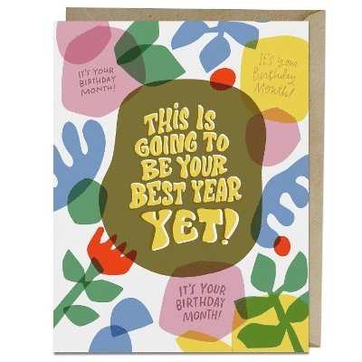 Em & Friends - 6-Pack Em & Friends Best Year Yet Card, Övrigt