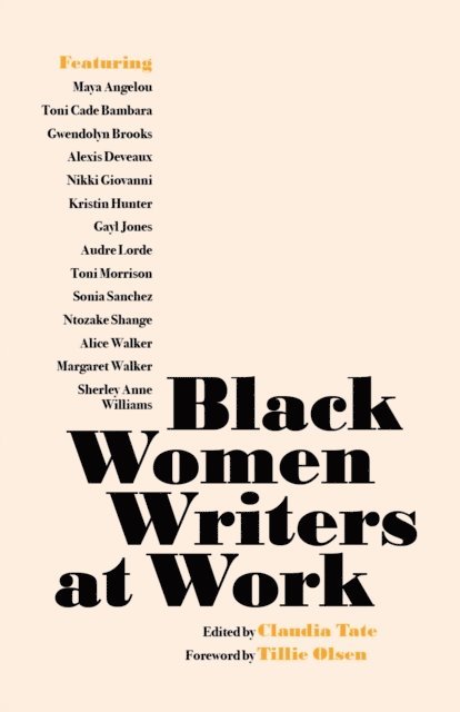 Claudia Tate - Black Women Writers at Work, E-bok. Tillgänglighet: Lägg i varukorg